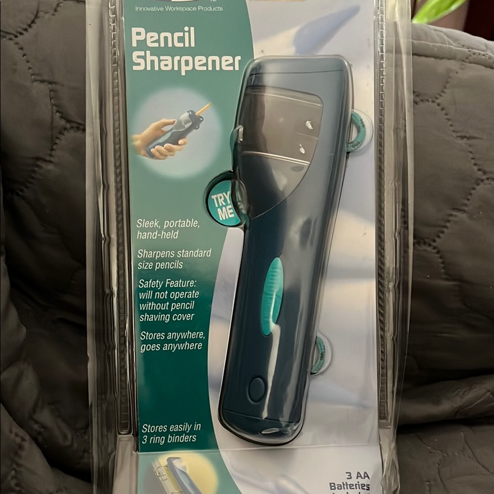 Pencil Sharpener - Black and Green